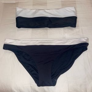 Black and White LPA swim set